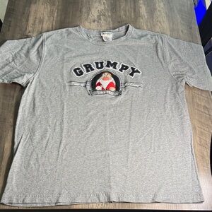 Disney World Parks Gray Grumpy Short Sleeve Men's Tee